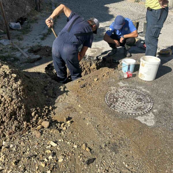 Дефект на главната линија, прекин на водосабдувањето